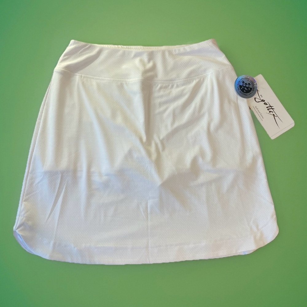 NWT Women’s Gottex Golf And Tennis Skirt/Skort White Size XS